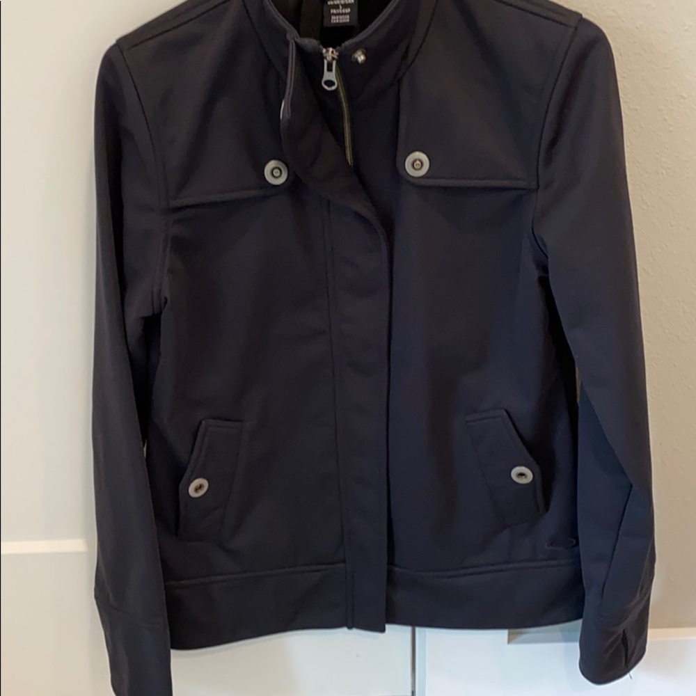 Black Oakley Waterproof Jacket